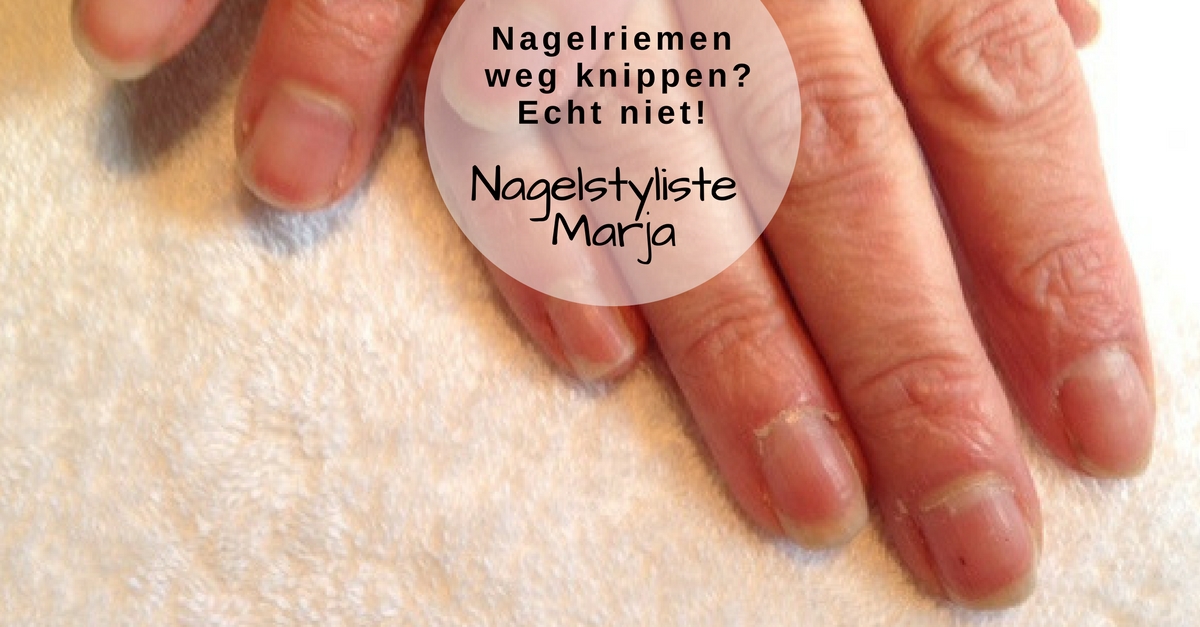is "not done" om nagelriemen weg te knippen - A Beautiful Nail